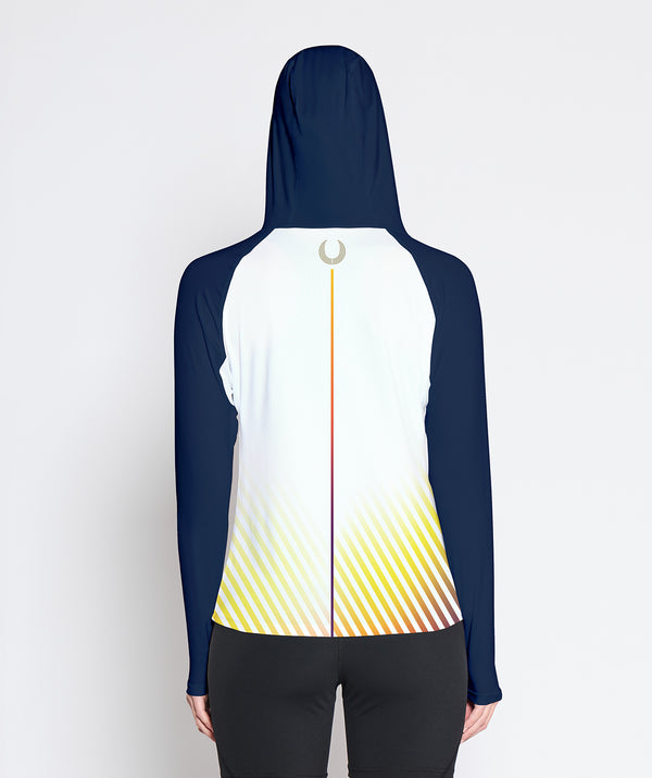 Women's Jed x 776BC Summer Hoodie LS - Navy