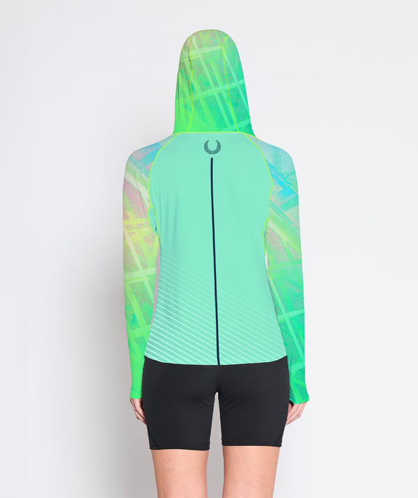 Women's 776BC X Mimi Summer Hoodie LS - Urban Neon