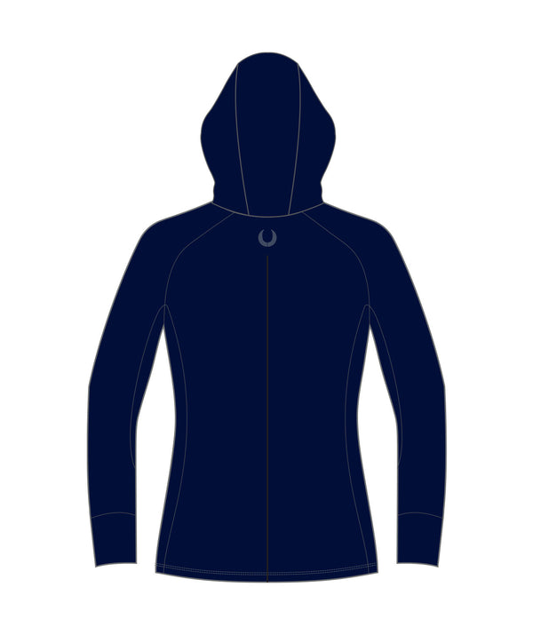 Women's Pelham Community Rowing Association Tech 1/4 Zip Hoodie - Navy