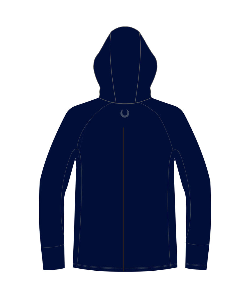 Men's Pelham Community Rowing Association Tech 1/4 Zip Hoodie - Navy