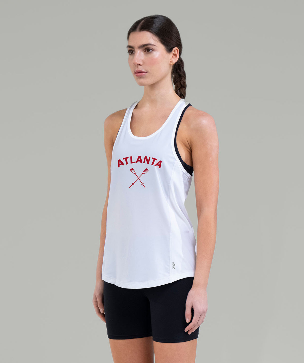 Women's Atlanta Rowing Performance Tank - White