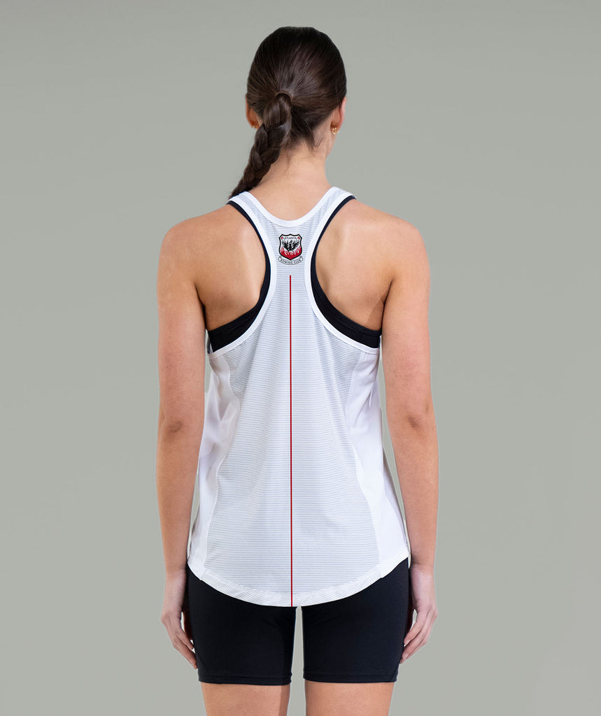 Women's Atlanta Rowing Performance Tank - White