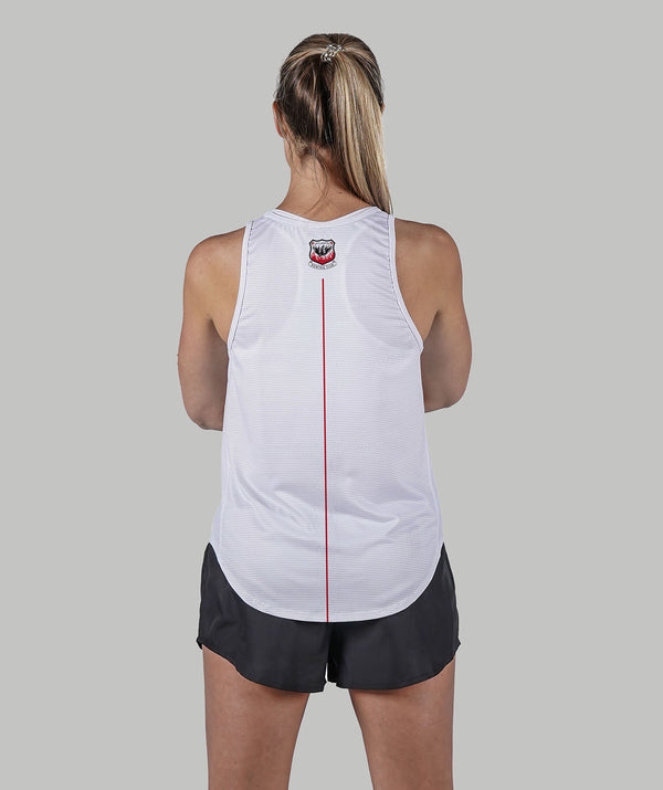Women's Atlanta Rowing Training Tank - White