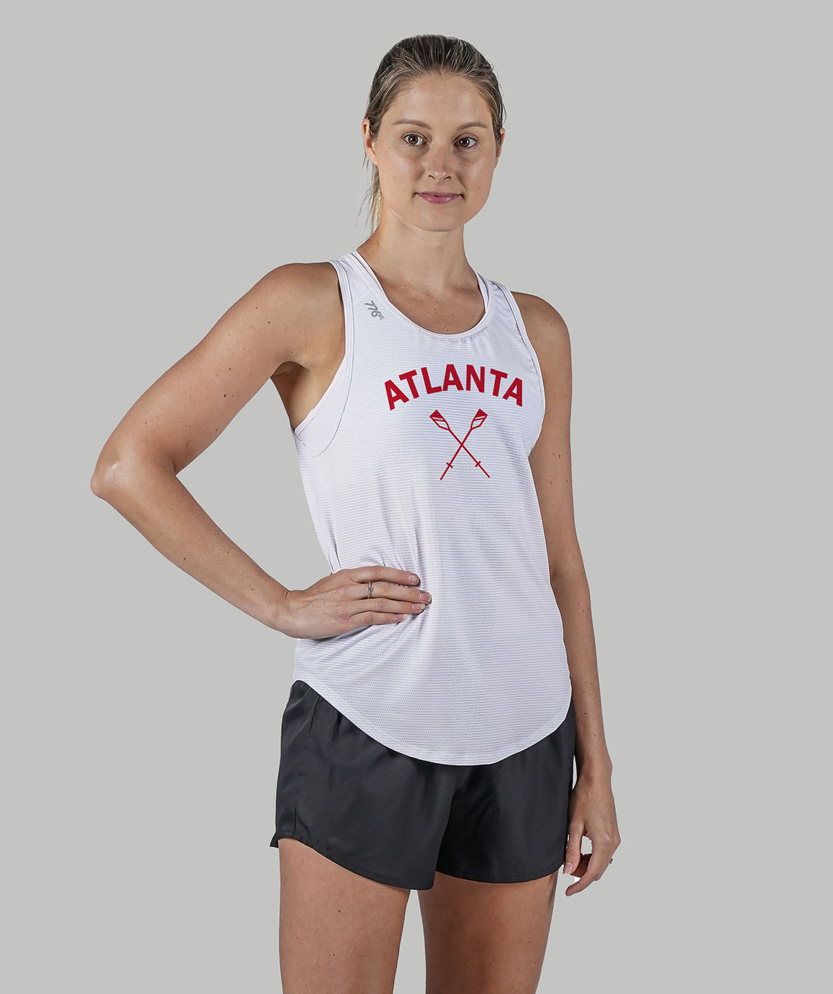 Women's Atlanta Rowing Training Tank - White
