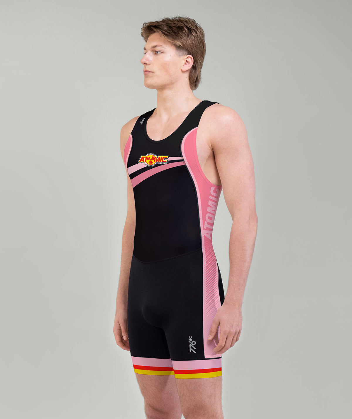 Men's Atomic Rowing Pro Unisuit - Black/Pink