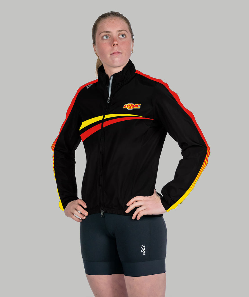 Women's Atomic Rowing Cirrostratus Wind Jacket - Black