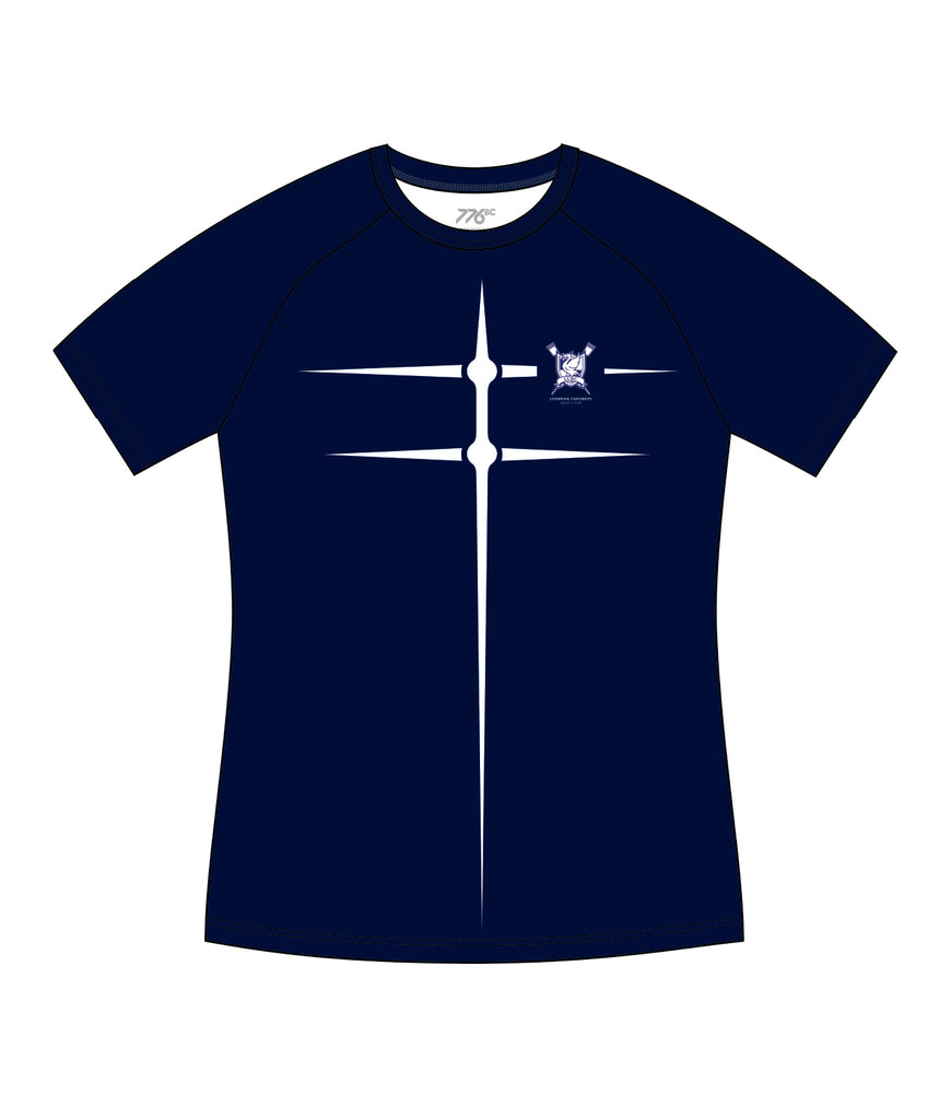 Men's Liverpool University Boat Club  Motion Active T-Shirt SS - Navy