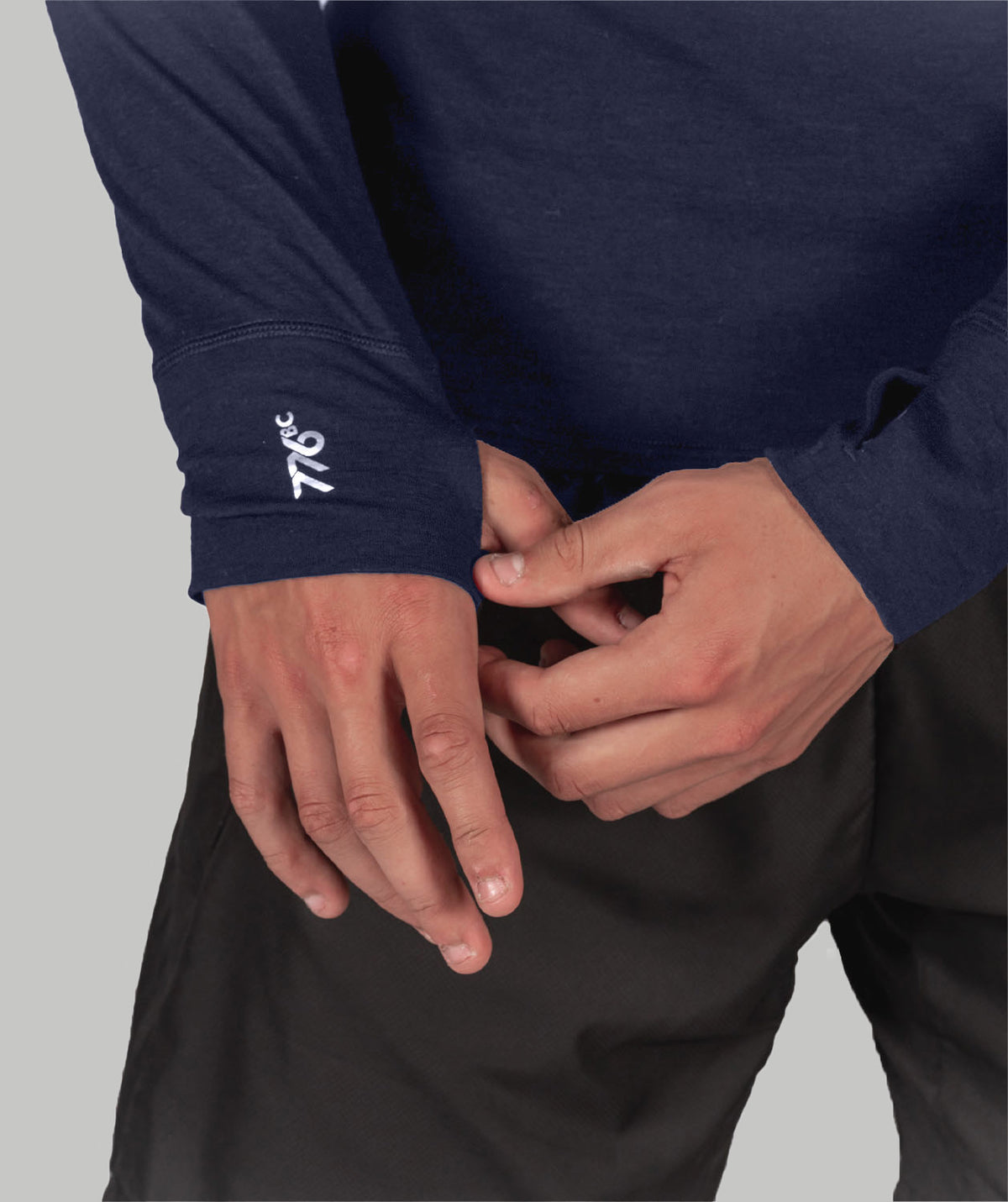 Men's Wreath Pro-Merino 1/4 Zip - Navy