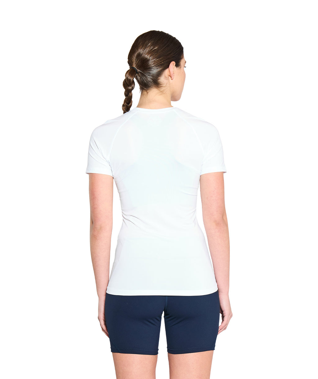 Women's Wreath Performance Base Layer SS - White