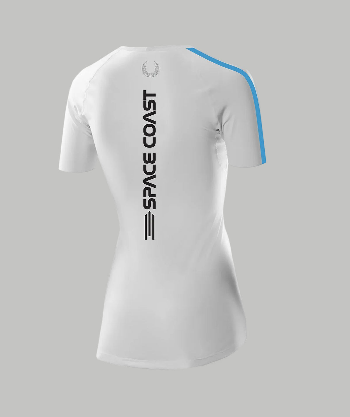 Women's Space Coast Crew Base Layer SS - White/Blue