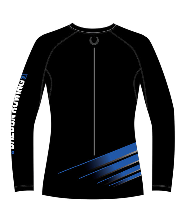 Women's Oregon Rowing Unlimited Base Layer LS - Black