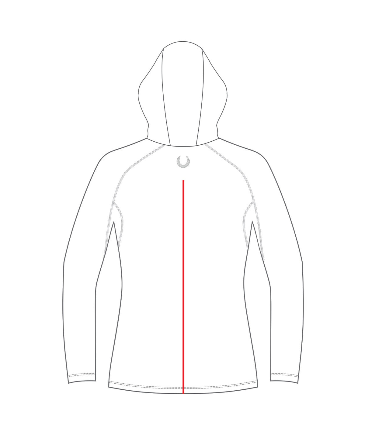 Women's Orchard Lakes Sun Hoodie LS - White