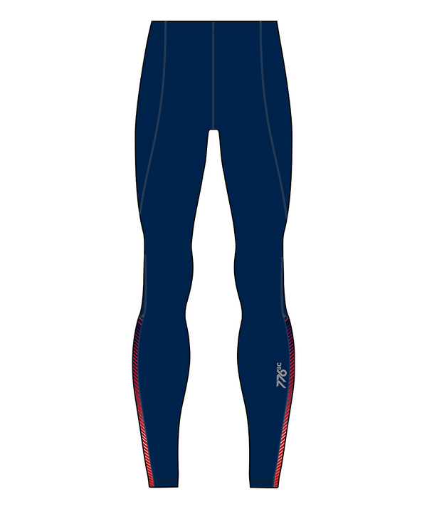 Men's Yarm School Boat Club Streamline Tight - Navy