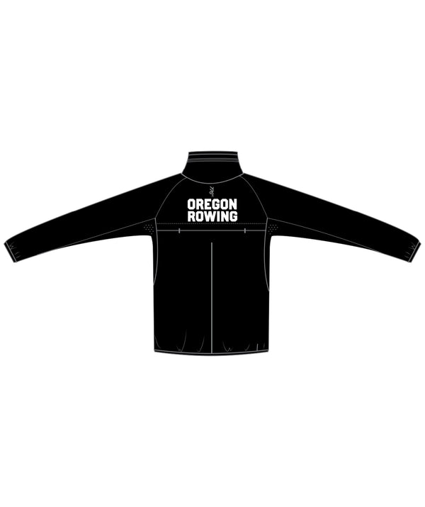 Men's Oregon Rowing Unlimited Nimbus Rain Jacket - Black