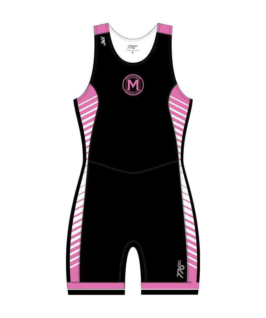 Women's Milwaukee Rowing Club Breast Cancer Pro Unisuit - Pink/Black