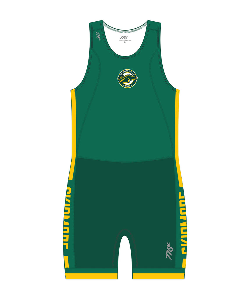 Men's Skidmore College Rowing Pro Unisuit - Green/Yellow