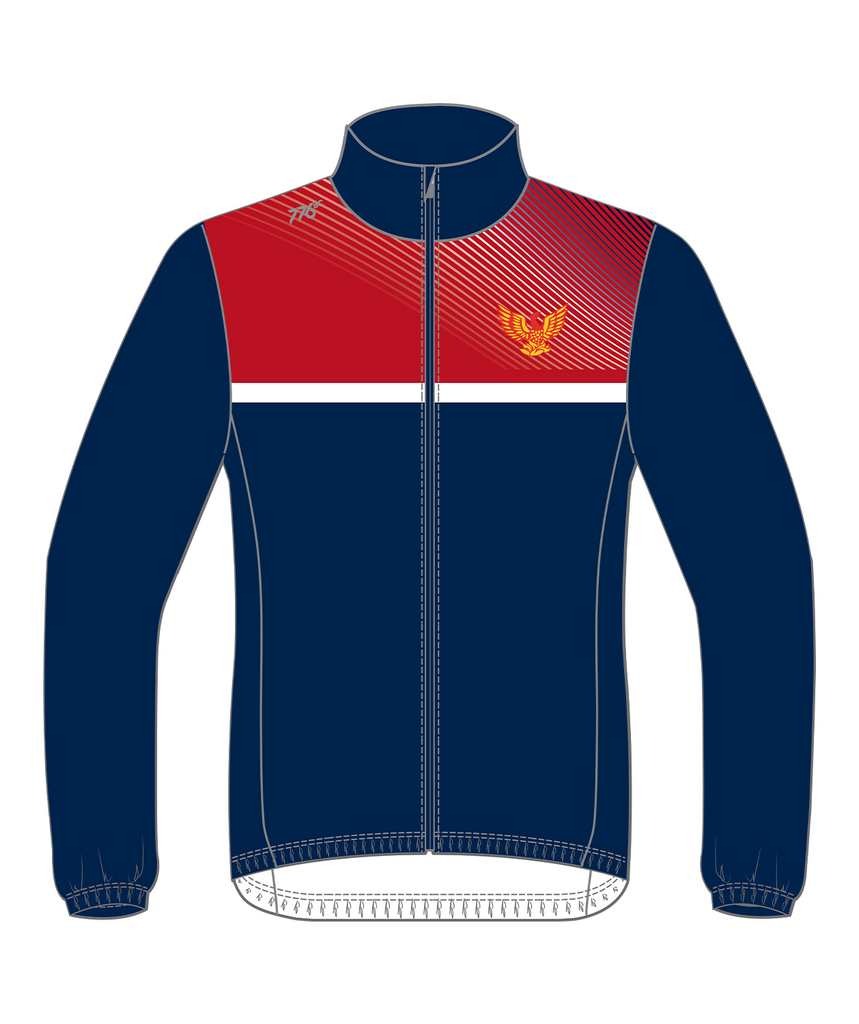 Men's Yarm School Boat Club Cirrostratus Wind Jacket - Navy