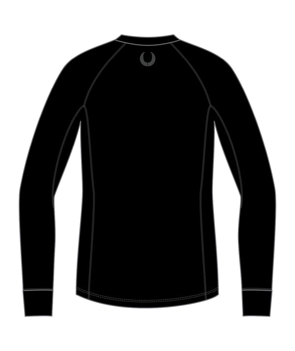 Men's Oregon Rowing Unlimited Pro-Merino Crew LS - Black