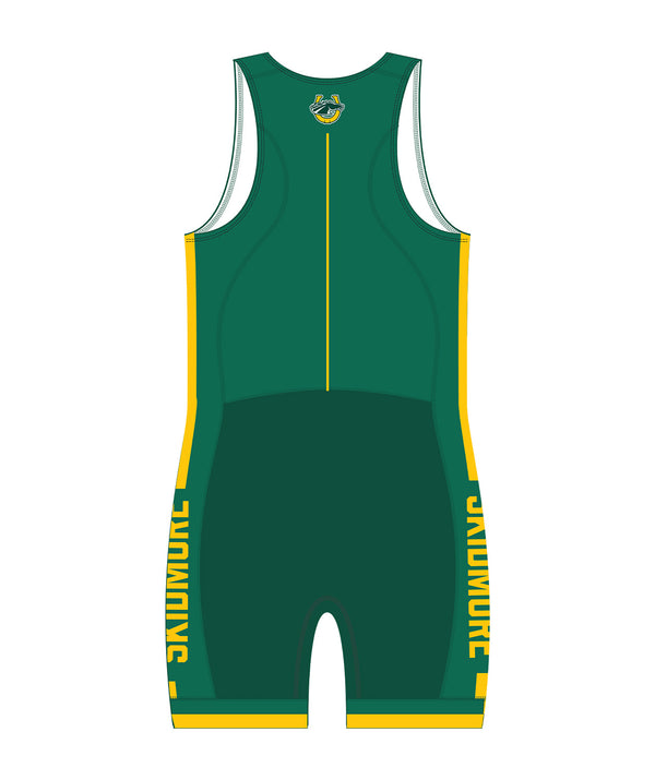 Men's Skidmore College Rowing Pro Unisuit - Green/Yellow