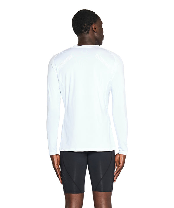 Men's Wreath Performance LS Base Layer - White