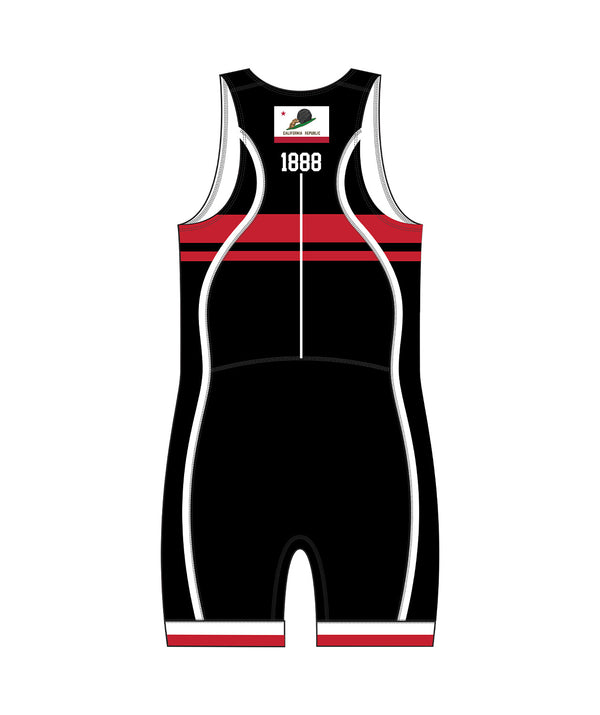 Men's San Diego Rowing Club Pro Unisuit - Black/Red