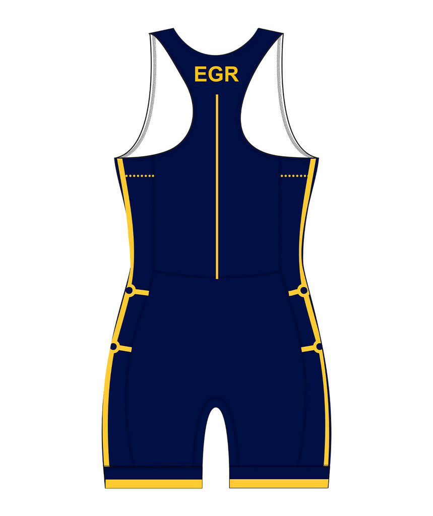Women's East Grand Rapids Pro Unisuit - Navy/Yellow