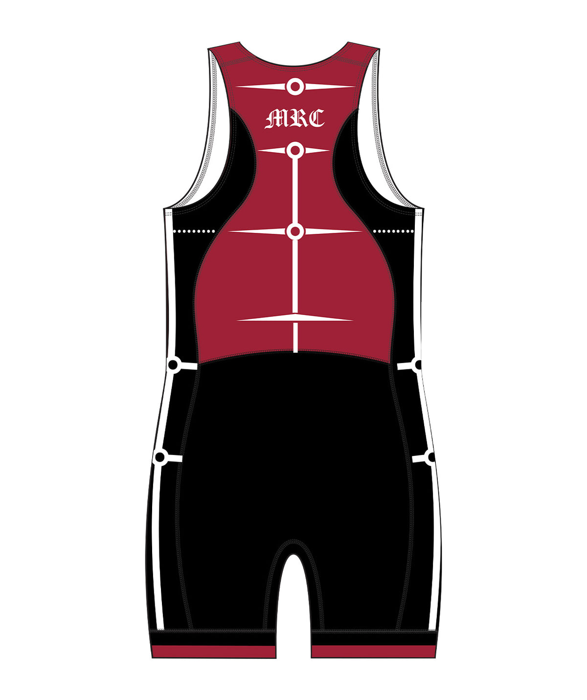 Men's Marlow Seniors Pro Unisuit - Red/Black