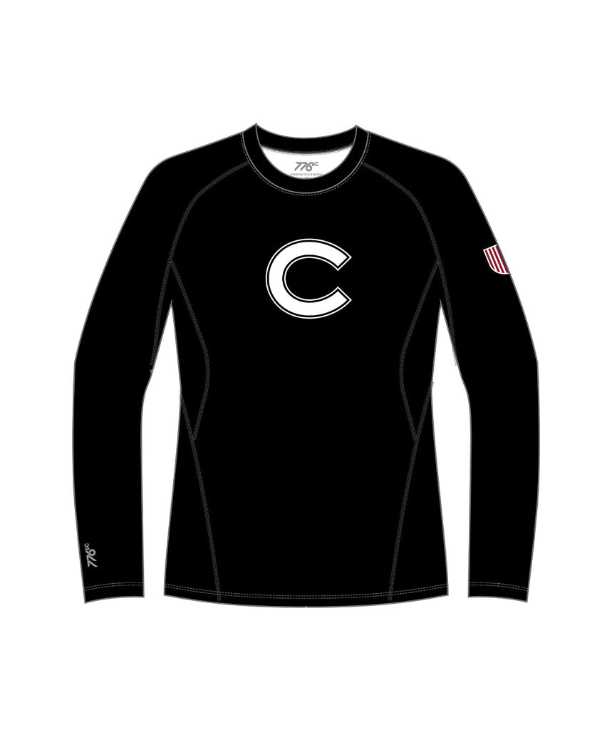 Men's Colgate University Base Layer LS - Black