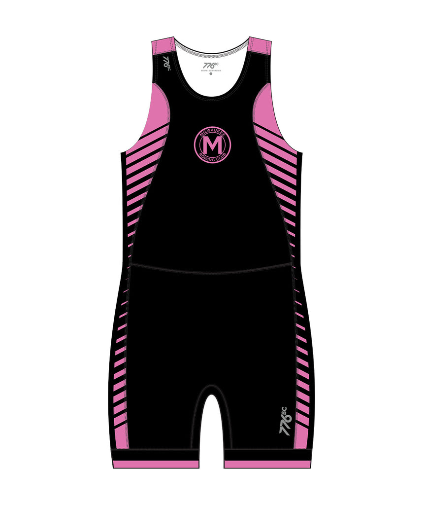 Men's Milwaukee Rowing Club Breast Cancer Pro Unisuit - Pink/Black