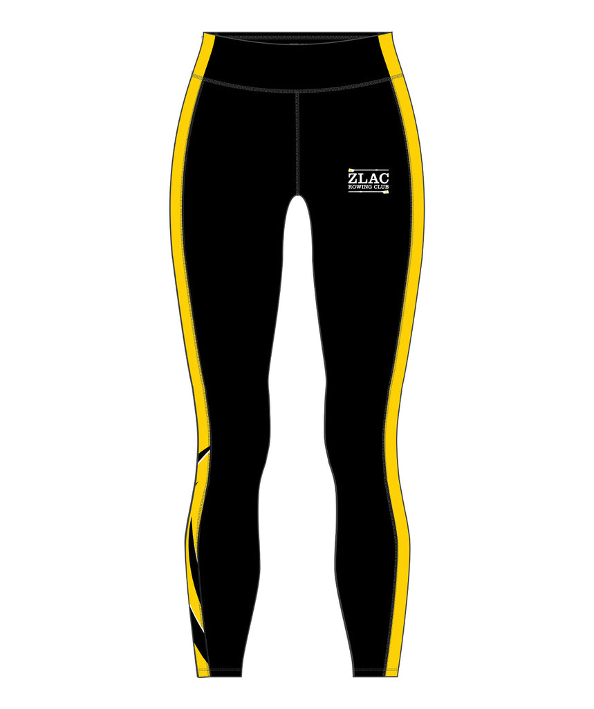 Women's ZLAC 7/8 Active Tight - Black/Yellow