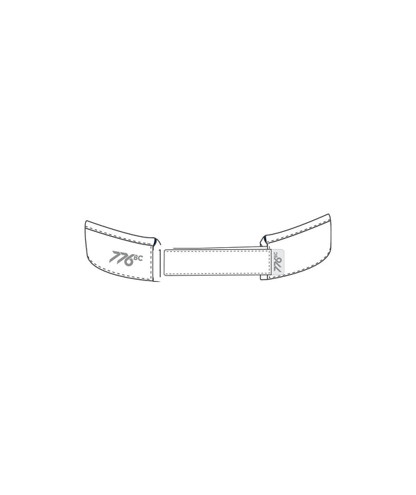 Unisex Skidmore College Rowing Race Visor - White