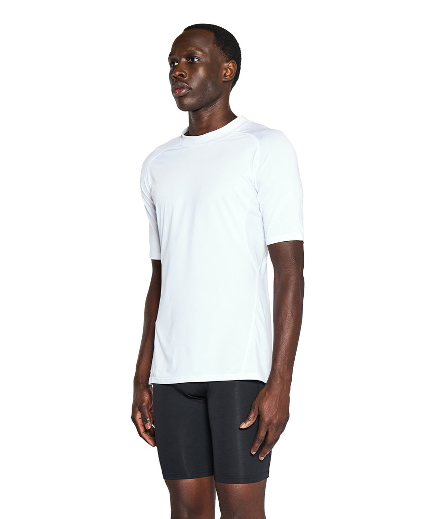 Men's Wreath Performance Base Layer SS - White