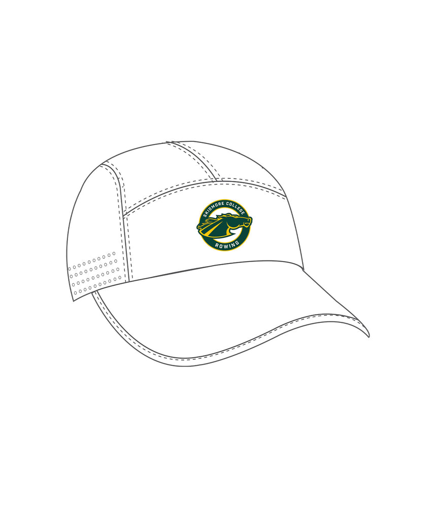 Unisex Skidmore College Rowing Race Cap - White