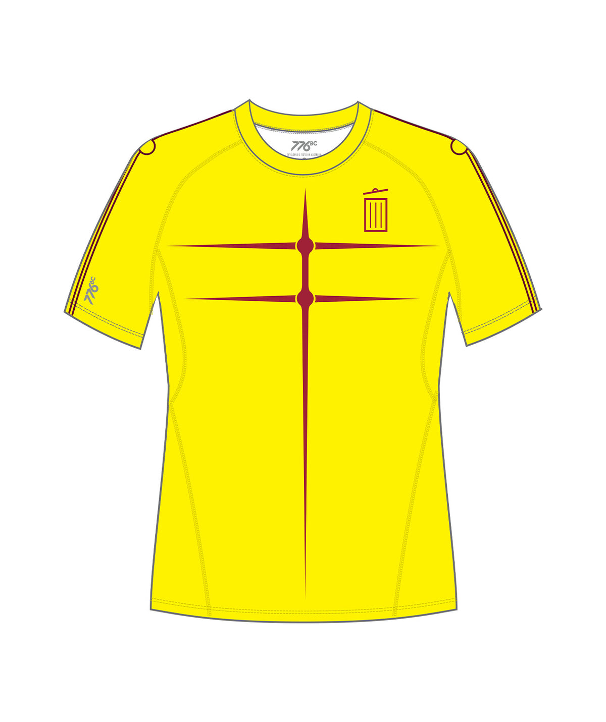 Men's Marlow Seniors Base Layer SS - Neon Yellow
