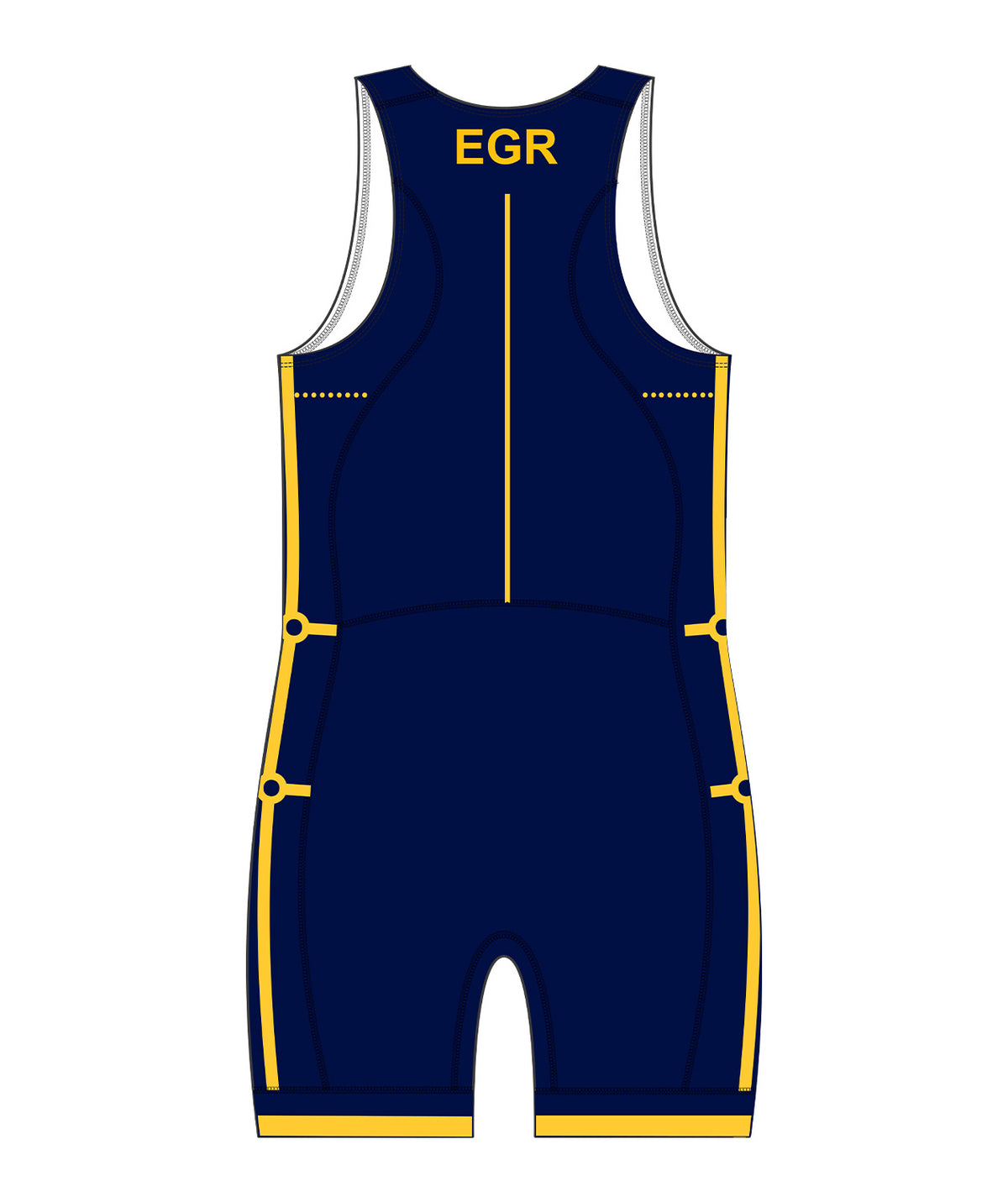 Men's East Grand Rapids Pro Unisuit - Navy/Yellow