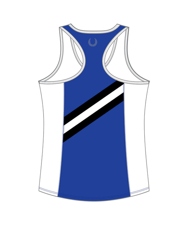 Women's Williamsburg Boat Club Performance Tank - Blue/White