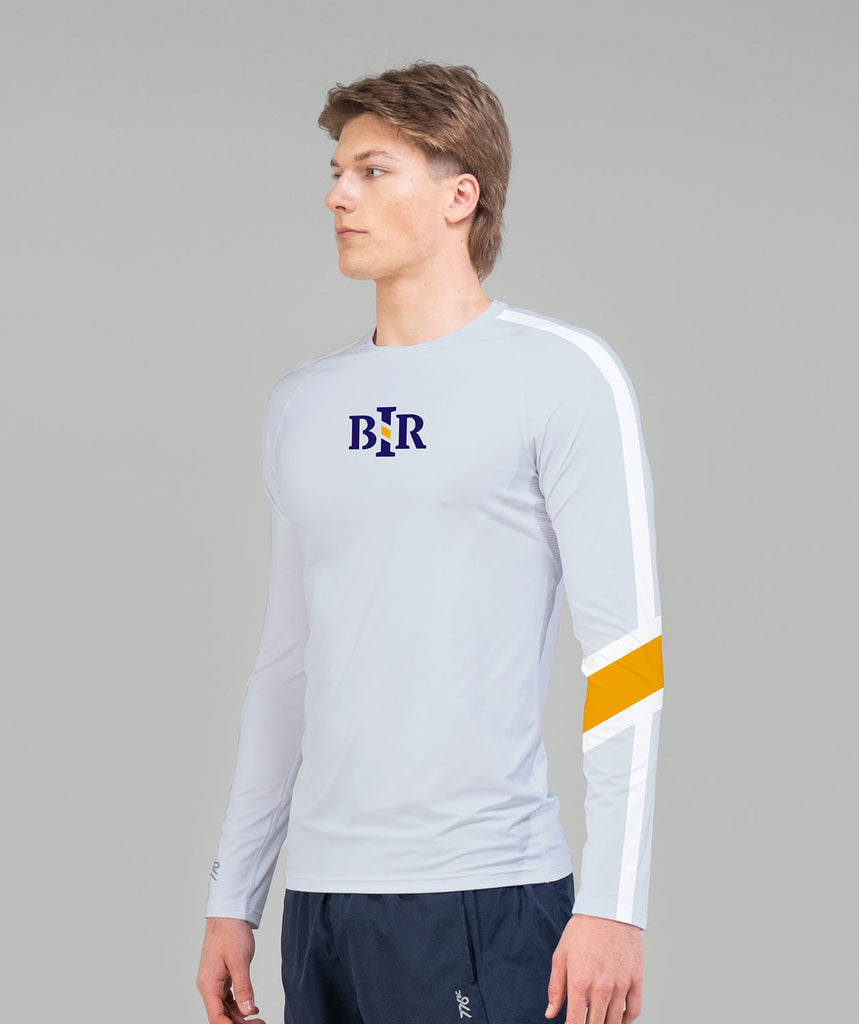 Men's Bainbridge Island Rowing Base Layer LS - Grey/Yellow