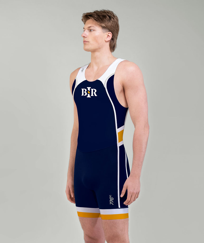 Men's Bainbridge Island Rowing Pro Unisuit - Navy/Yellow