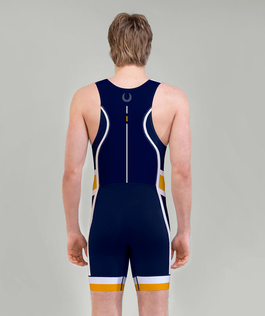 Men's Bainbridge Island Rowing Pro Unisuit - Navy/Yellow