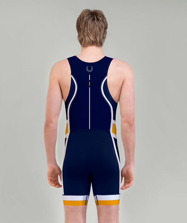 Men's Bainbridge Island Rowing Pro Unisuit - Navy/Yellow