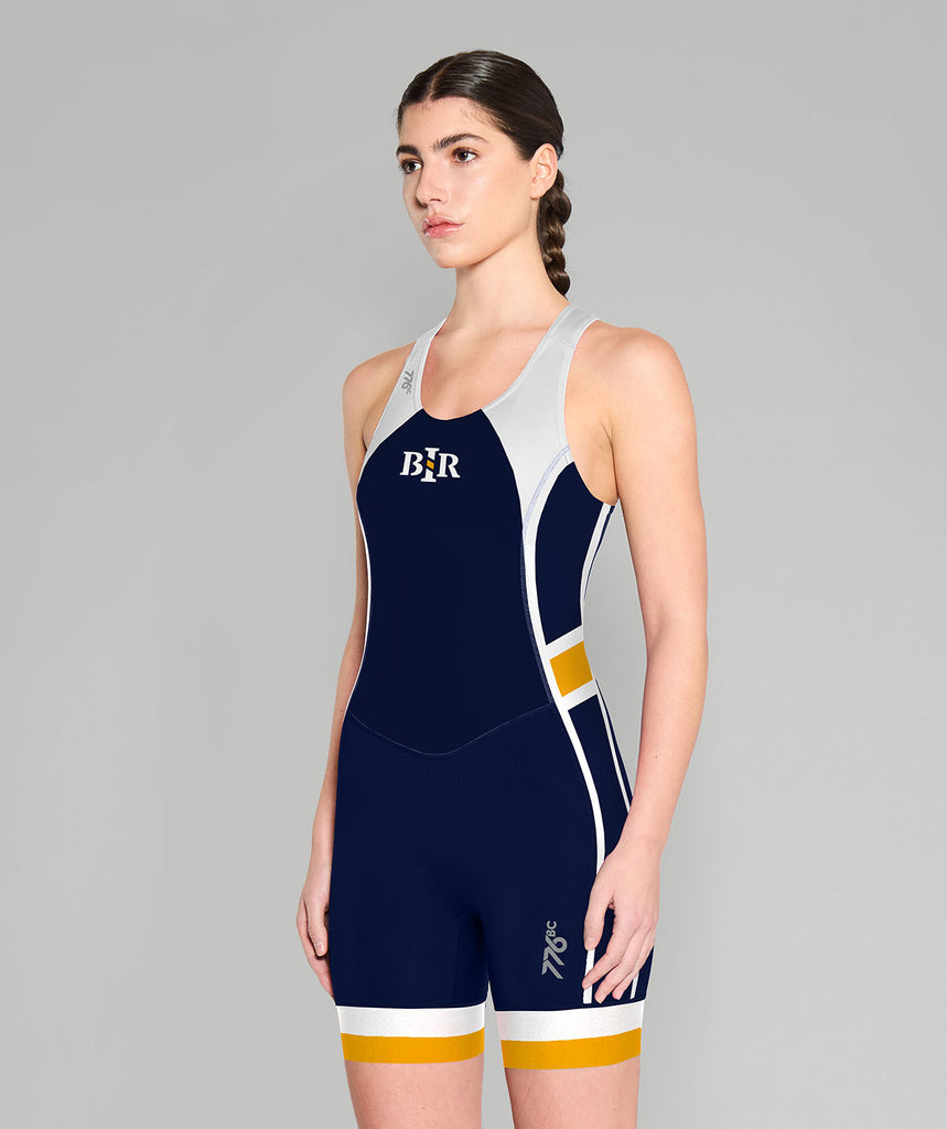 Women's Bainbridge Island Rowing Pro Unisuit - Navy/Yellow