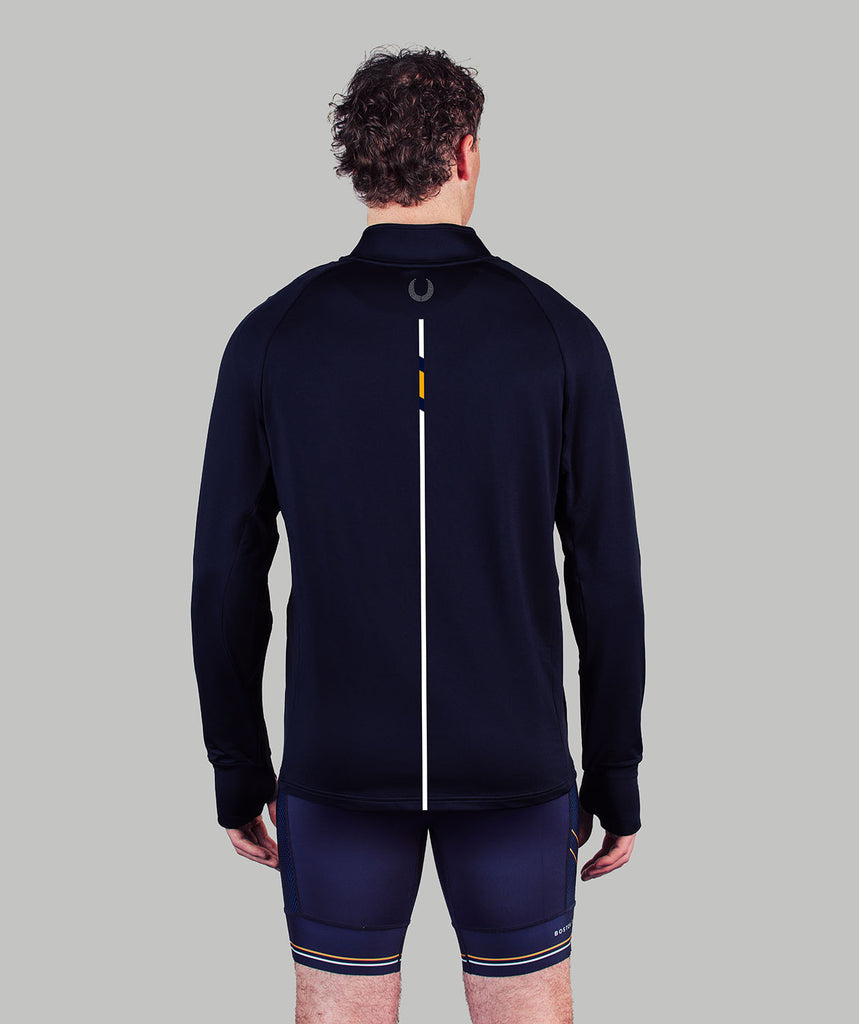 Men's Bainbridge Island Rowing Training Quarter Zip - Navy