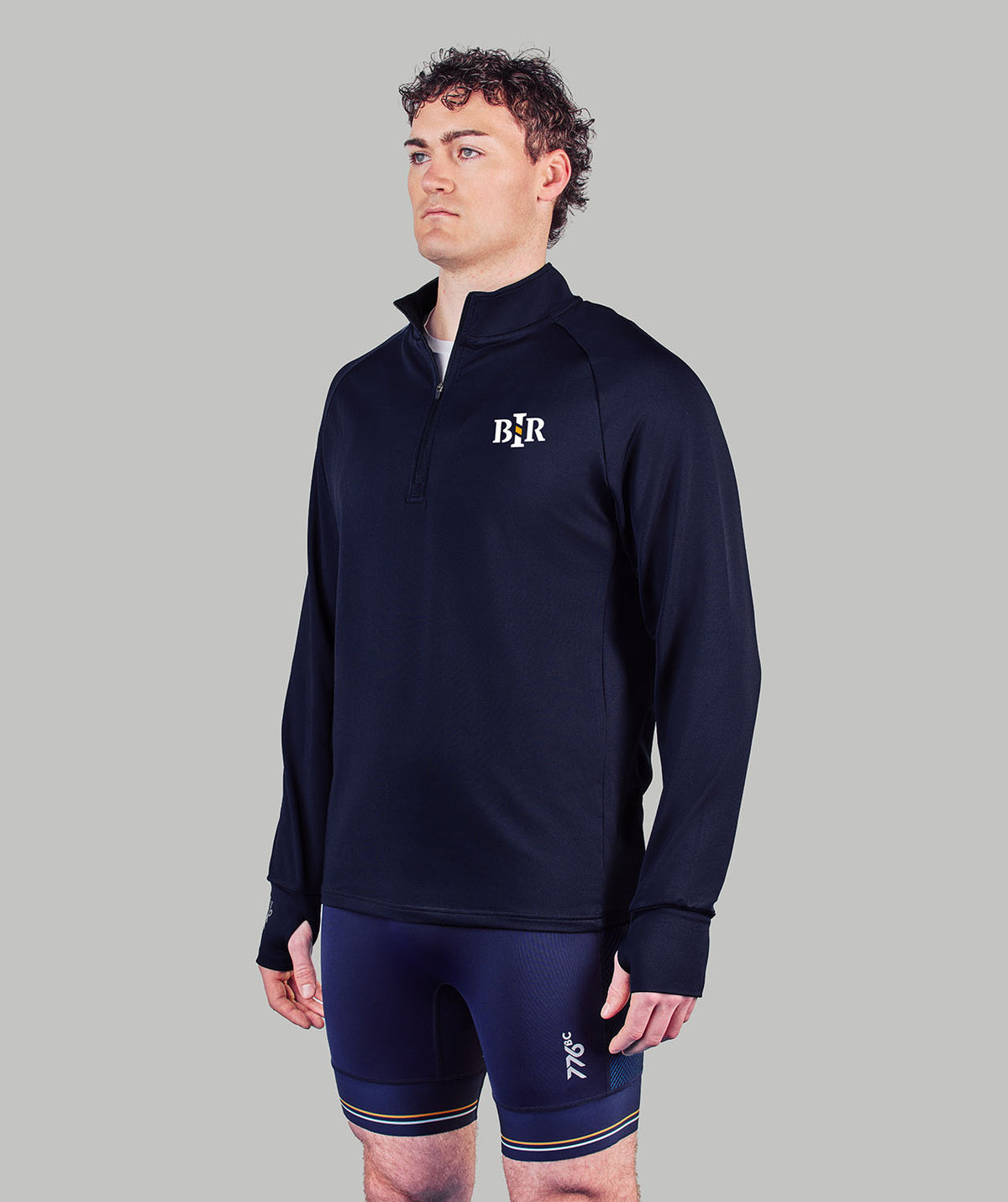 Men's Bainbridge Island Rowing Training Quarter Zip - Navy