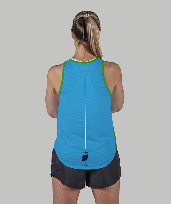 Women's Bair Island Aquatic Center Training Tank - Blue/Green