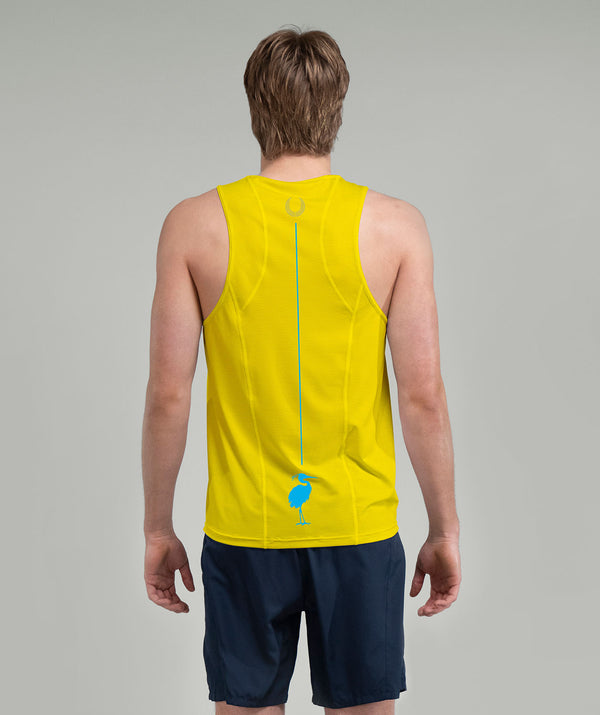 Men's Bair Island Aquatic Center Performance Tank - Hi-Vis Yellow