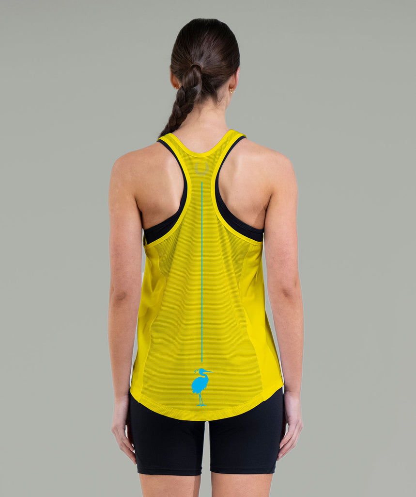 Women's Bair Island Aquatic Center Performance Tank - Hi-Vis Yellow