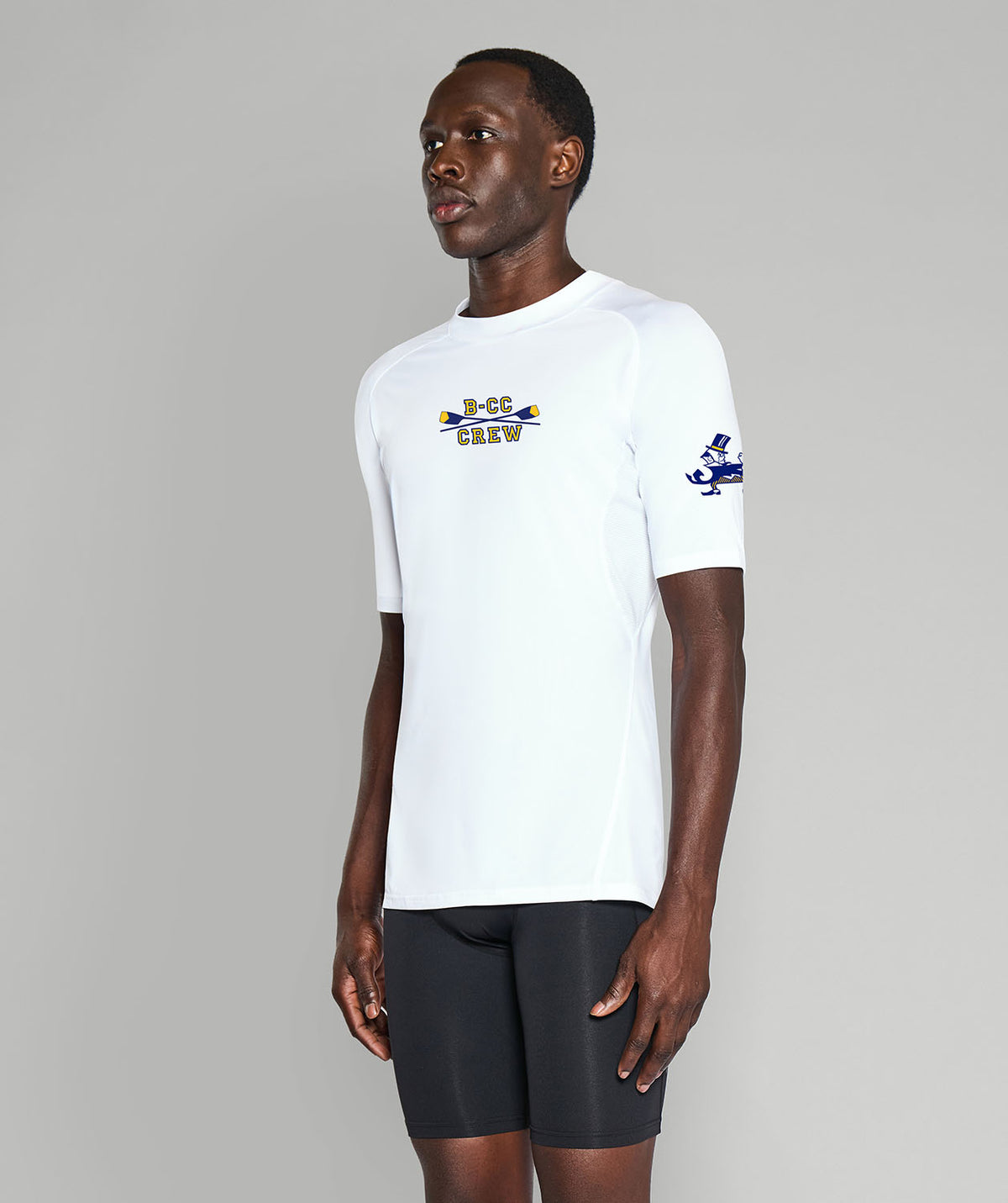 Men's Bethesda Chevy Chase Base Layer SS - White