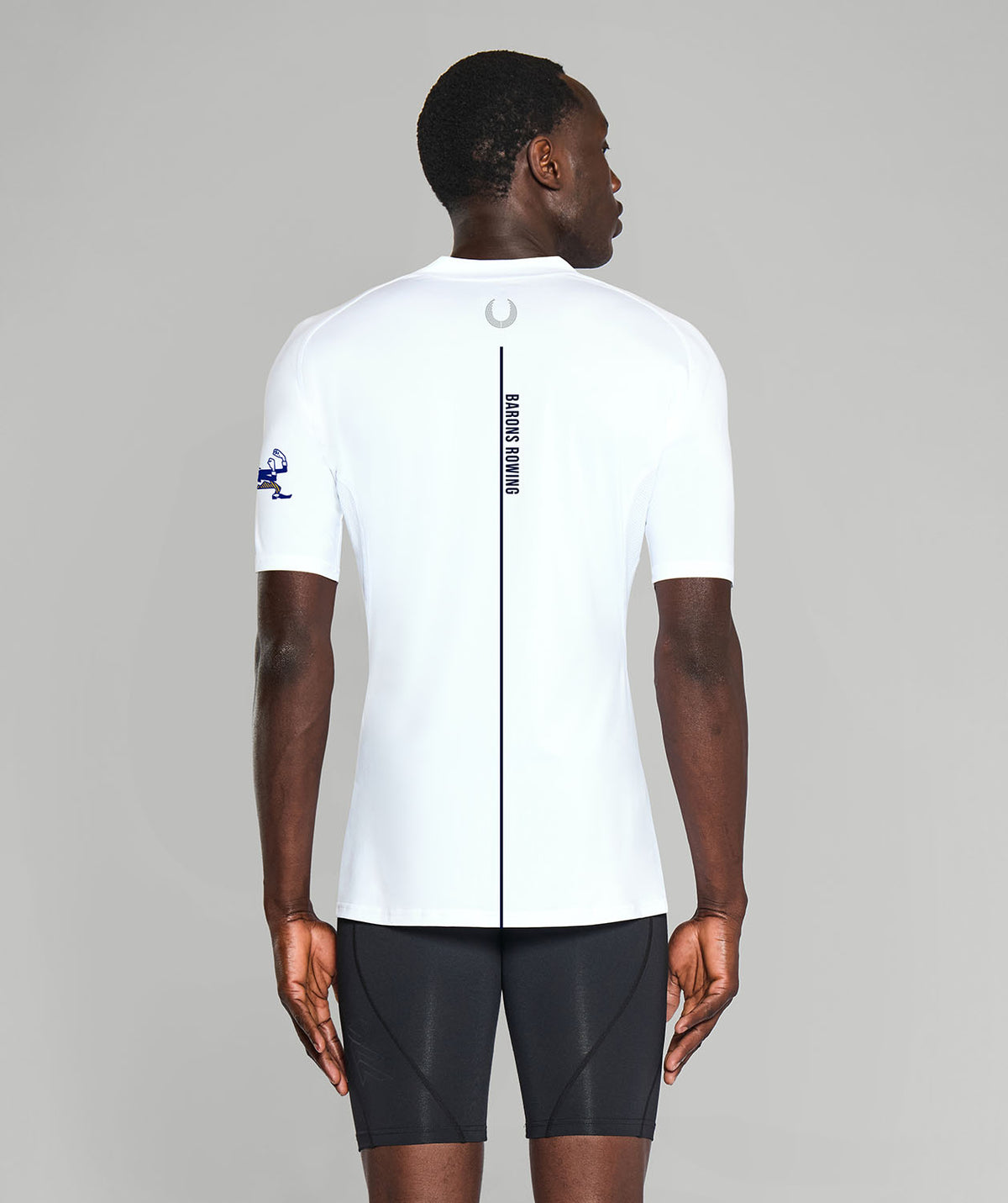 Men's Bethesda Chevy Chase Base Layer SS - White
