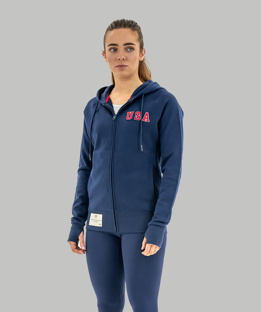 Women's 776BC x Boys in the Boat Zip Hoodie - Navy