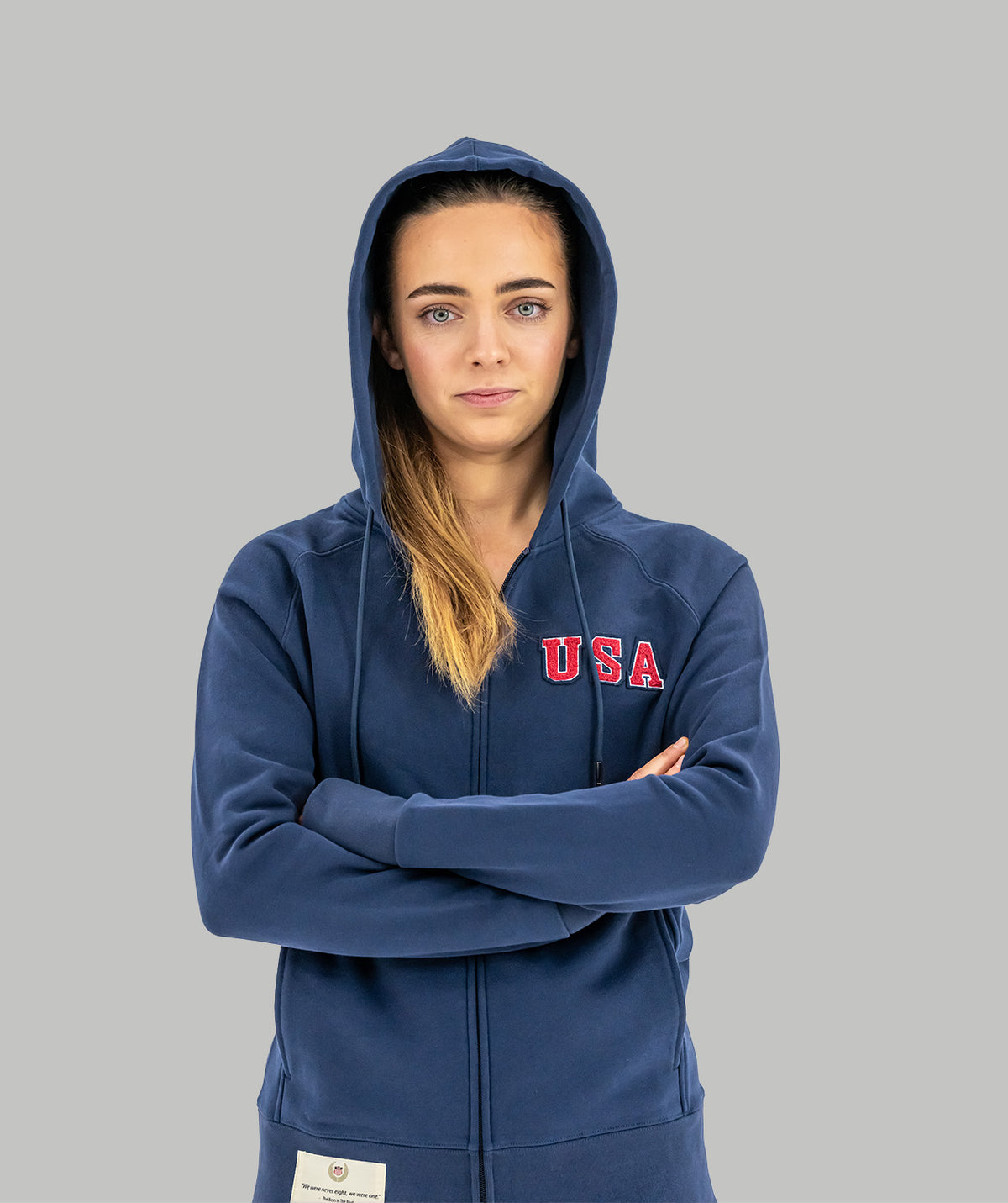 Women's 776BC x Boys in the Boat Zip Hoodie - Navy